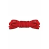 Ouch! Japanese Mini Rope 1,5M Red - Lina do krępowania Czerwony