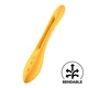 Satisfyer Elastic Joy Multi Vibrator (Dark Yellow)  - Flexibilný vibrátor pre ňu alebo pary, žltý