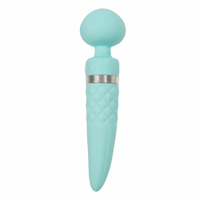 Pillow Talk Sultry Wand Massager Teal - Wibrator wand Niebieski