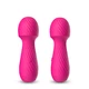 Boss Series Dazzle Pink  - Prútikový vibrátor v tvare huby ružový