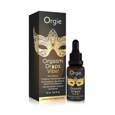 Orgie Orgasm Drops Vibe Peach Flavor 15 Ml  - Stimulačné kvapky na klitoris