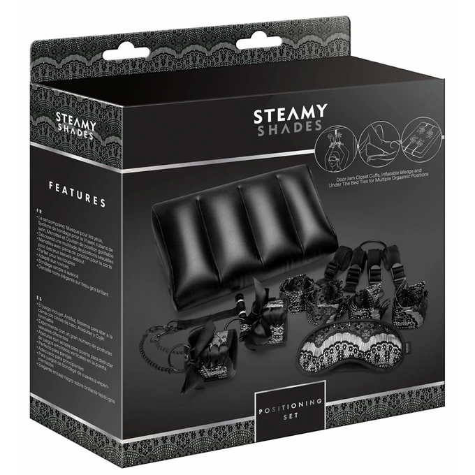 Steamy Shades Positioning Set - Zestaw BDSM z poduszką