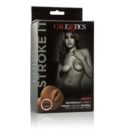 CalExotics Stroke It Mouth - Masturbator naturalistyczny