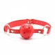Toyz4lovers Breathable Ball Gag (Rosso)  - Roubík s guličkou červený
