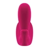 Satisfyer Top Secret + (Pink) - Wibrator króliczek do potrójnej stymulacji + aplikacja Różowy