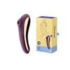 Satisfyer Dual Kiss (Wine Red) - Wibrator łechtaczkowy sterowany aplikacją Czerwony