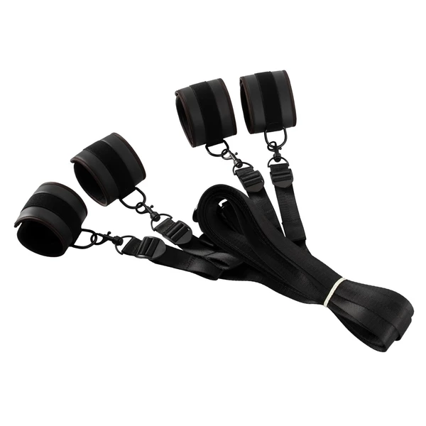 Vegan Fetish Bed Restraint Vegan - Zestaw krępowania do łóżka, wegański
