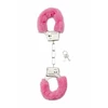 ShotsToys Furry Handcuffs Pink - Kajdanki z futerkiem Różowy