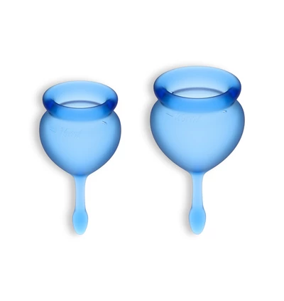 Satisfyer Feel Good Menstrual Cup Dark Blue - Kubeczki menstruacyjne