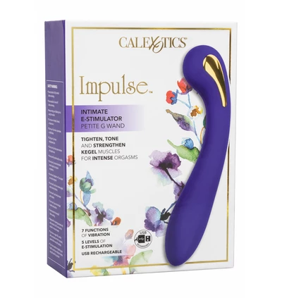 CalExotics Estim Petite G Wand - Wibrator do punktu G z elekstrostymulacją