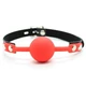 Toyz4lovers Ball Gag + Block (Rosso)  - Roubík s guličkou červený
