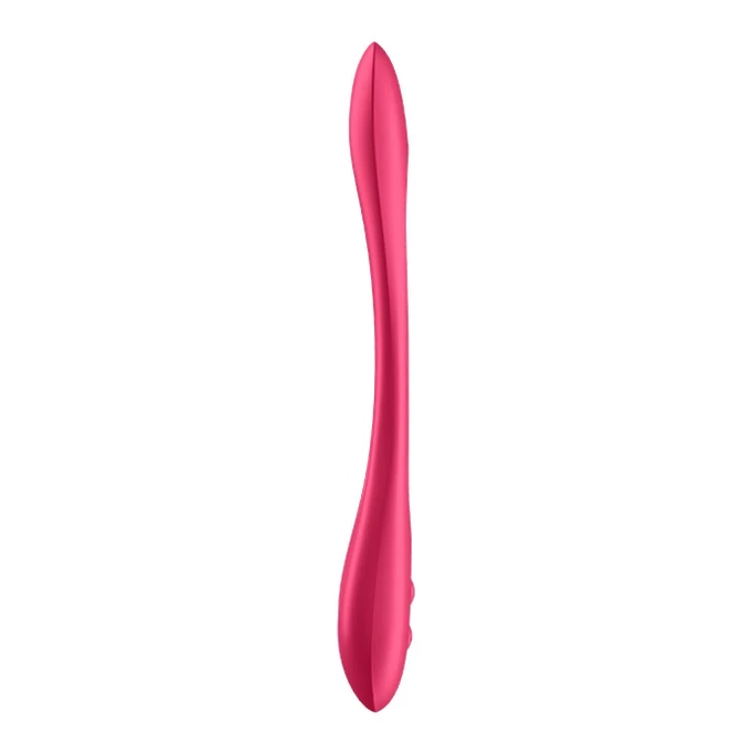 Satisfyer Elastic Joy Multi Vibrator (Red) - Wibrator elastyczny dla niej lub dla par Czerwony