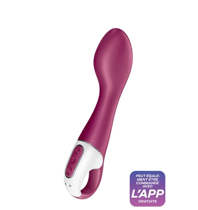 Satisfyer Vibrator Hot Spot - Wibrator do punktu G z podgrzewaniem i sterowaniem aplikacją