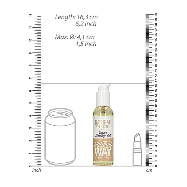 Natural Pleasure Vegan Massage Oil 150 Ml - Olejek do masażu wegański