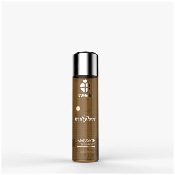 Swede Fruity Love Massage Intense Dark Chocolate 60 Ml - Rozgrzewający olejek do masażu