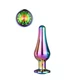 Dream Toys Gleaming Love Coloured Pleasure Plug S  - Análny kolík s diamantom