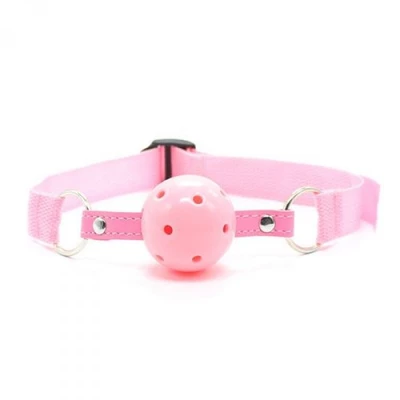 Toyz4lovers Easy Breathable Ball Gag (Rosa) - Knebel z kulką Różowy