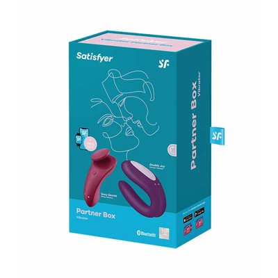 Satisfyer Partner Box 1 (Double Joy + Sexy Secret) - Zestaw wibratorów dla par