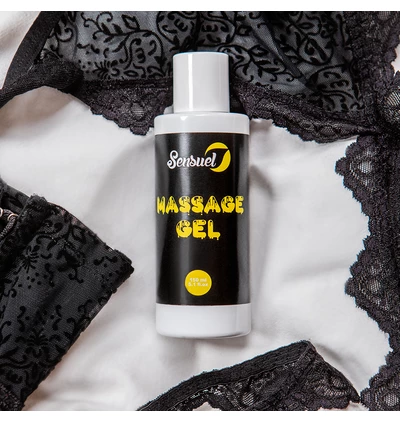Sensuel Massage Black Gel 150ml  - masážny gél