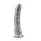 DarkMuscle mike hawk silver - Klasické dildo s prísavkou, strieborné