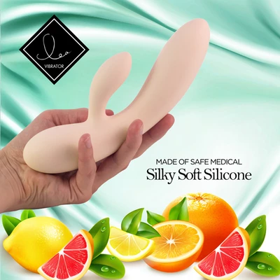 FeelzToys Lea Rabbit Vibrator Citrus - Wibrator króliczek Różowy