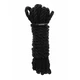 Taboom bondage rope 5 meter 7 mm - Bondážne lano, čierne