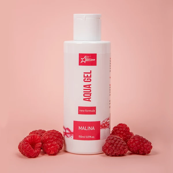 Sexy Star Aqua Gel Malina 150ml  - Malinový lubrikant na báze vody