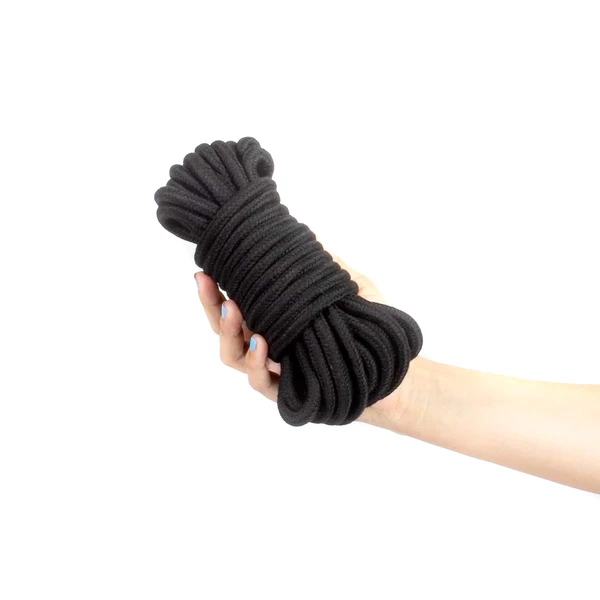 Secret Play black bondage rope bdsm - Lina do krępowania
