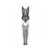 Obsessive g324 - bodystocking, Czarny