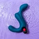 Fun Factory Duke - Vibračný masážny prístroj na prostatu, modrý