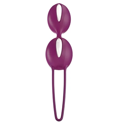 Fun Factory Smartballs Duo - Kulki gejszy biofeedback, Fioletowe