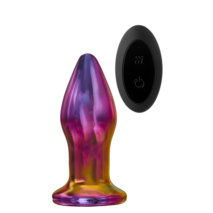 Dream Toys glamour glass remote vibe plug - Wibrujący korek analny z pilotem