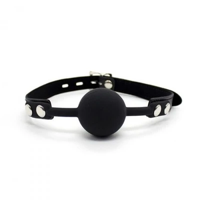 Toyz4Lovers knebel ball gag + block (nero) - Knebel z kulką i kłódką