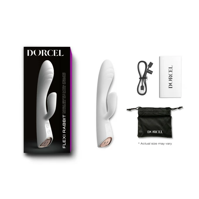 Marc Dorcel Flexi Rabbit - Vibrátor rabbit, biely