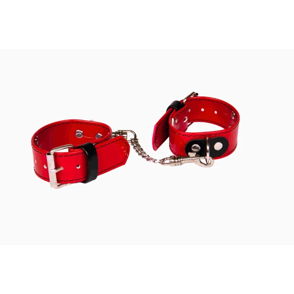Whips Collection whips - kajdanki damskie na ręce , Czerwony