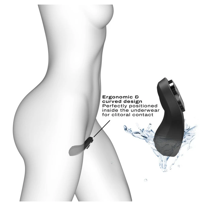 Marc Dorcel Discreet Vibe+ - Vibrátor na klitoris do nohavičiek na diaľkové ovládanie