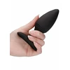 Elegance Heating Anal Butt Plug Glow Black - Wibrujący korek analny z opcją podgrzewania Czarny