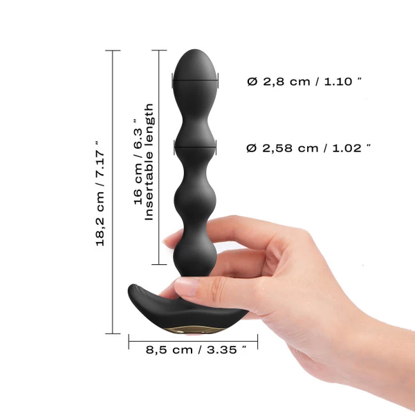 Marc Dorcel Flexi Balls - vibračné análne korálky