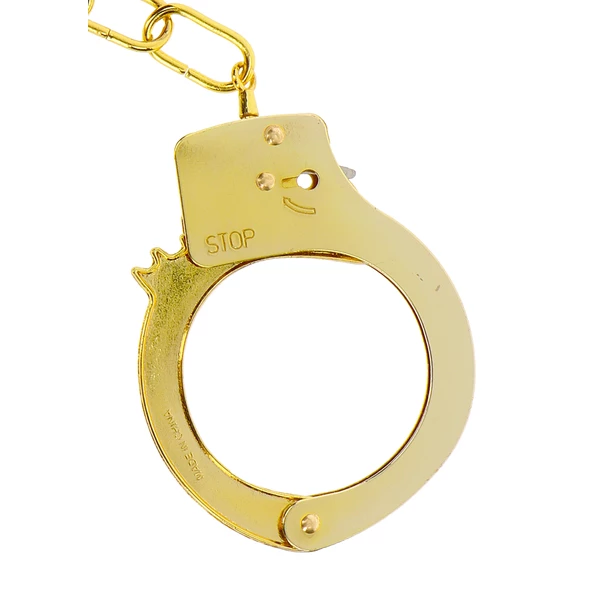 ToyJoy metal handcuffs - Kajdanki, Złoty