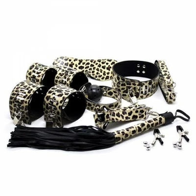 Toyz4Lovers wild bondage kit leopard - Zestaw BDSM