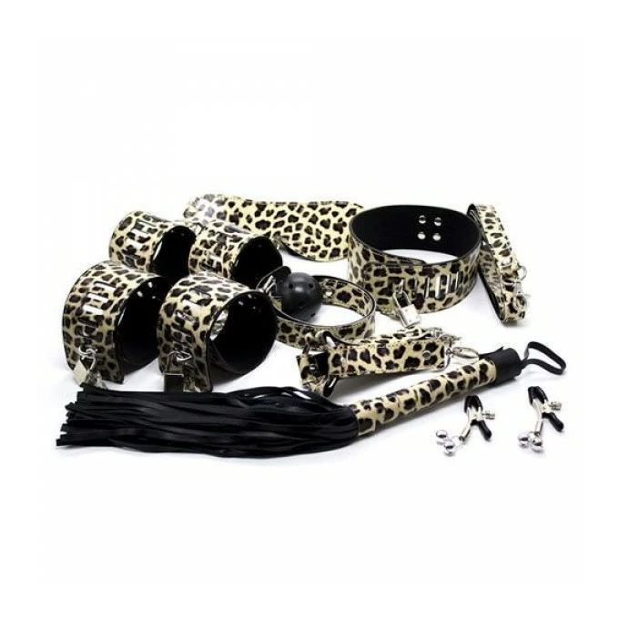 Toyz4Lovers wild bondage kit leopard - Zestaw BDSM
