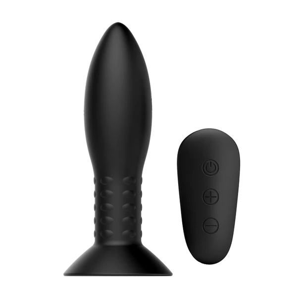 Mr. Play Rotation Beads Anal Plug - Korek analny na pilota z rotacjami