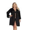 Anais Apparel Luxury laura black robe - Koszulka, Czarny