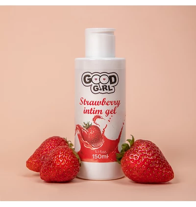 Good Girl Strawberry Intim Gel 150ml - Lubrykant na bazie wody, truskawkowy