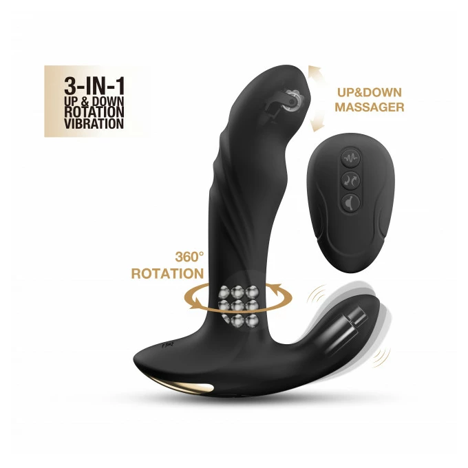 Marc Dorcel Multi PJoy - Masážny prístroj na prostatu na diaľkové ovládanie