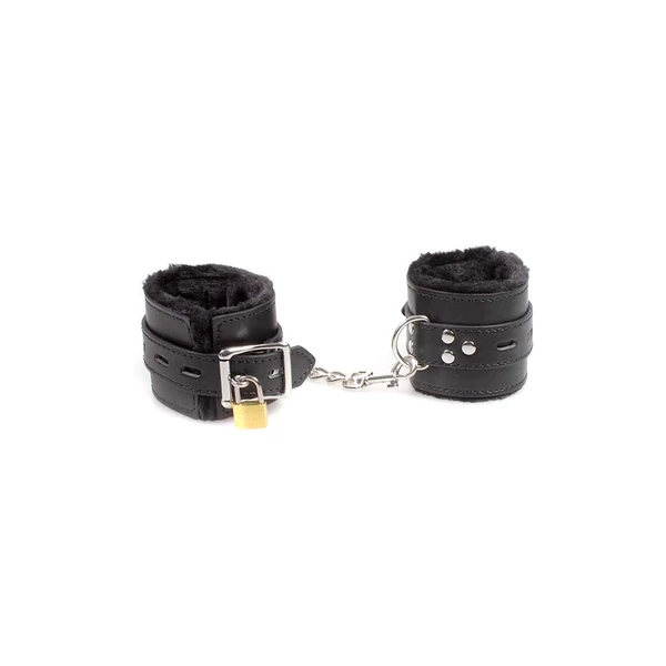 Secret Play black bondage handcuffs bdsm - Kajdankki