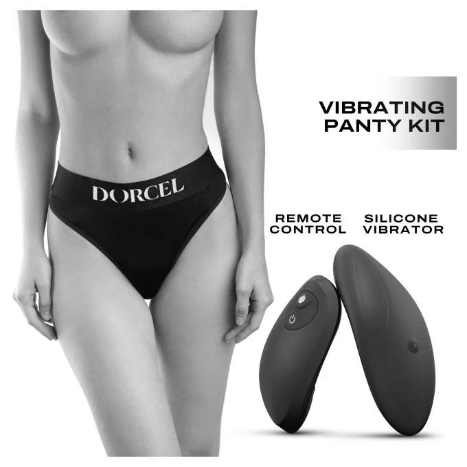 Marc Dorcel Discreet Vibe M - Vibrátor na klitoris riadený pomocou aplikácie, s nohavičkami