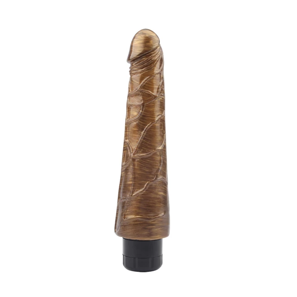 DarkMuscle johnny boner gold - Dildo wibrujące, Złoty