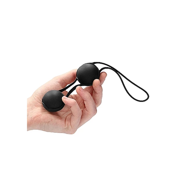 Natural Pleasure Geisha Balls Biodegradable Black - Kulki gejszy z materiałów neutralnych ekologicznie Czarny