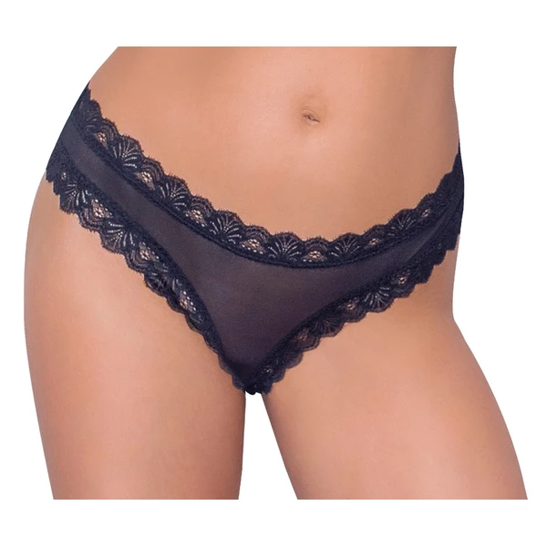 Cotelli briefs lacing - Majtki, Czarny